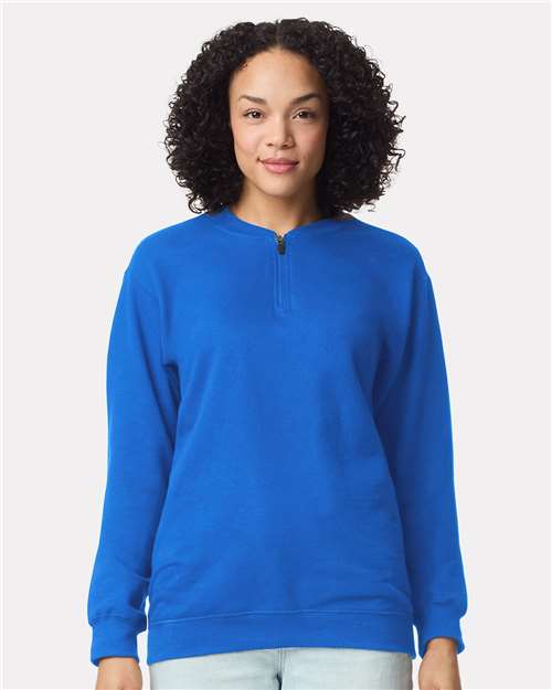 Gildan - Sudadera unisex Softstyle® de peso medio con cremallera de 1/4 - SF008