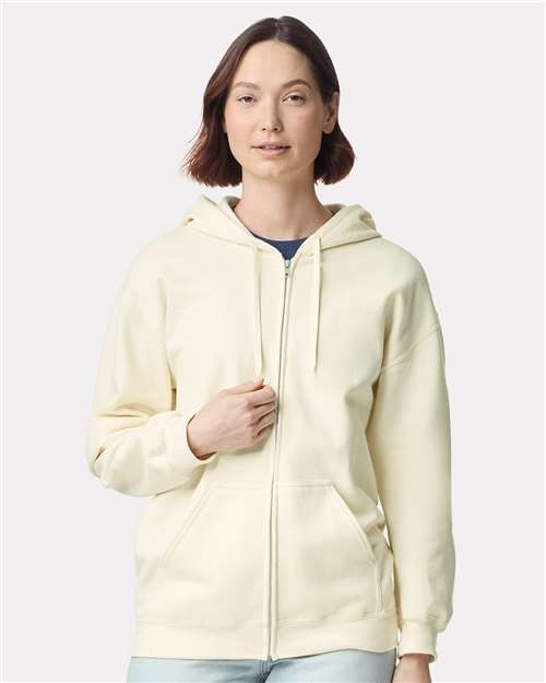 Gildan - Sudadera unisex con capucha y cremallera completa Softstyle® - SF600