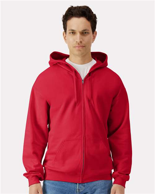 Gildan - Sudadera unisex con capucha y cremallera completa Softstyle® - SF600