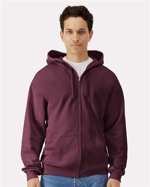 Gildan - Sudadera unisex con capucha y cremallera completa Softstyle® - SF600