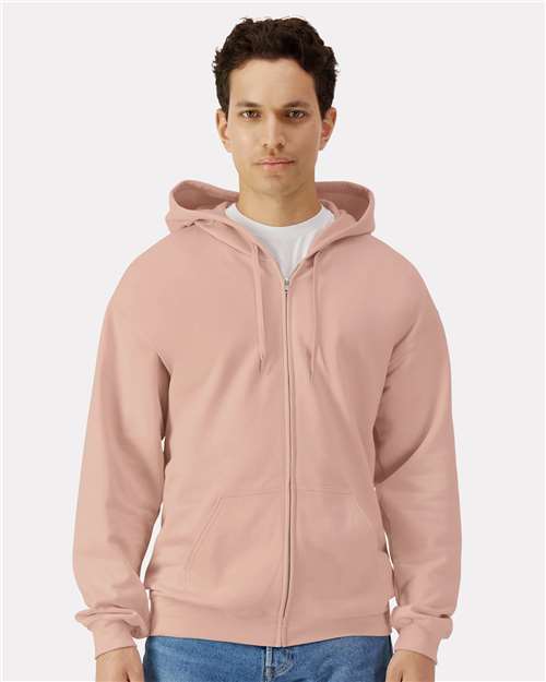 Gildan - Sudadera unisex con capucha y cremallera completa Softstyle® - SF600