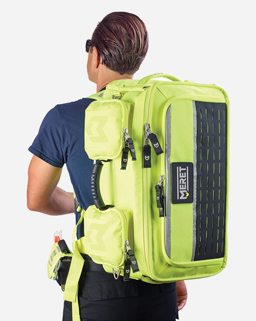 MERET - OMNI™ PRO X High Viz Yellow EMS Medical Convertible Backpack Bag - M8101HV