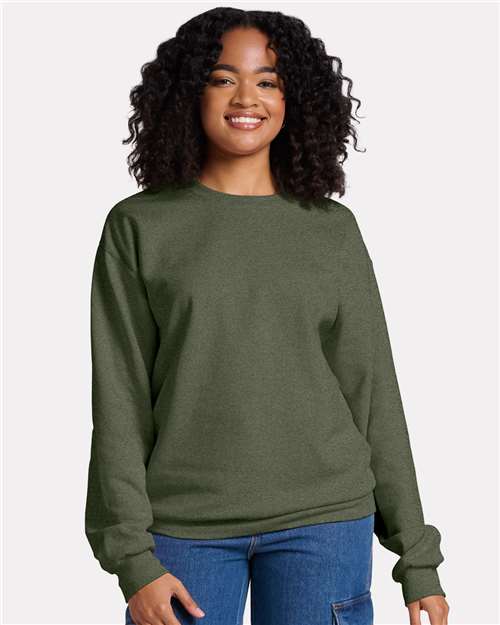 JERZEES - Unisex Ultimate CVC Crewneck Sweatshirt - IC48MR