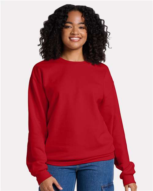 JERZEES - Unisex Ultimate CVC Crewneck Sweatshirt - IC48MR