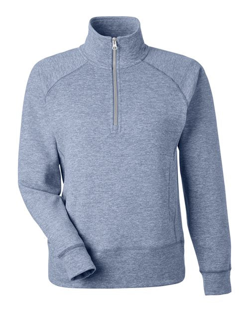 J. America - Women's Electric Fleece Quarter-Zip Sweatshirt - 8743