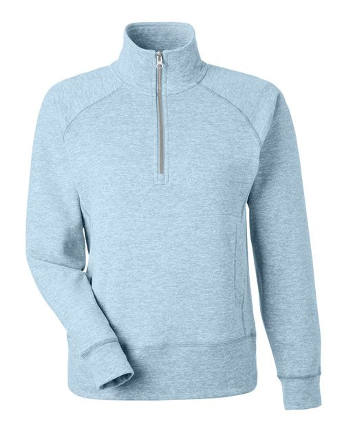 J. America - Women's Electric Fleece Quarter-Zip Sweatshirt - 8743
