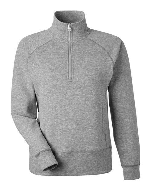 J. America - Women's Electric Fleece Quarter-Zip Sweatshirt - 8743