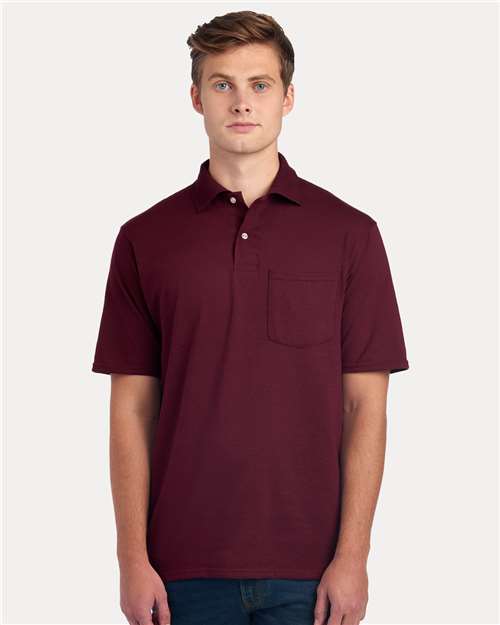 JERZEES - Men's Dri-Power® Polo with Pocket - 436MP