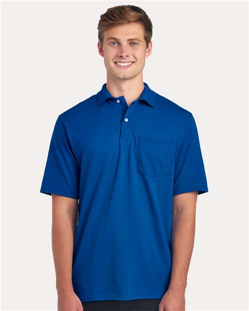 JERZEES - Men's Dri-Power® Polo with Pocket - 436MP