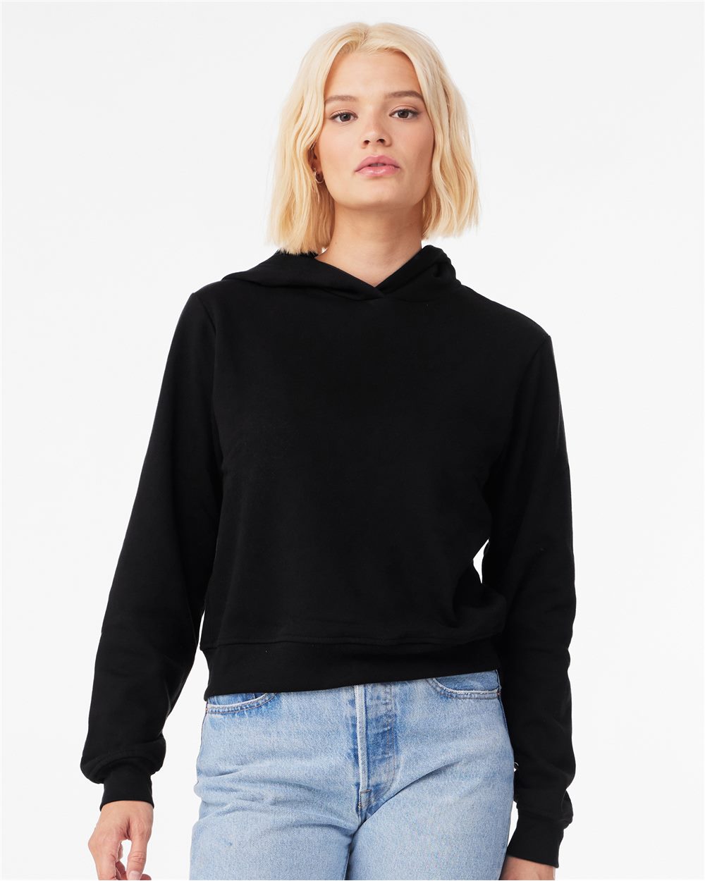 BELLA + CANVAS - Sudadera clásica con capucha para mujer - 7519