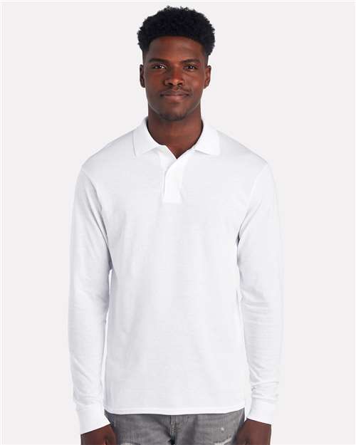 JERZEES - Men's Dri-Power® Long Sleeve Polo - 437LR