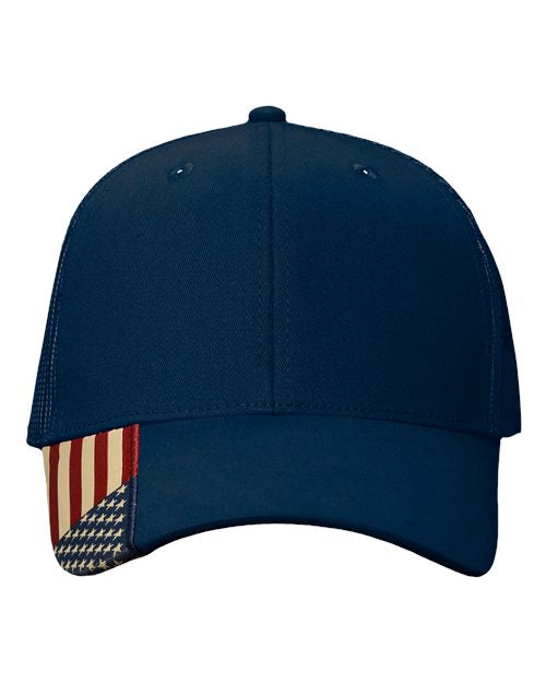 Kati - USA Flag Mesh Cap - AM350M