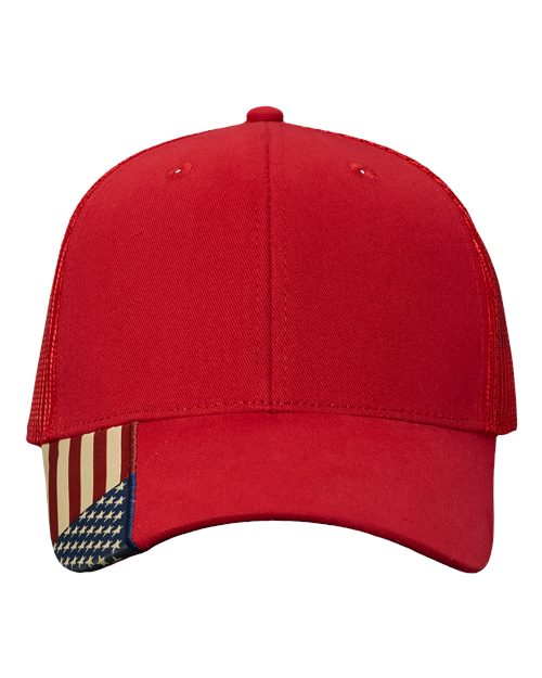 Kati - USA Flag Mesh Cap - AM350M