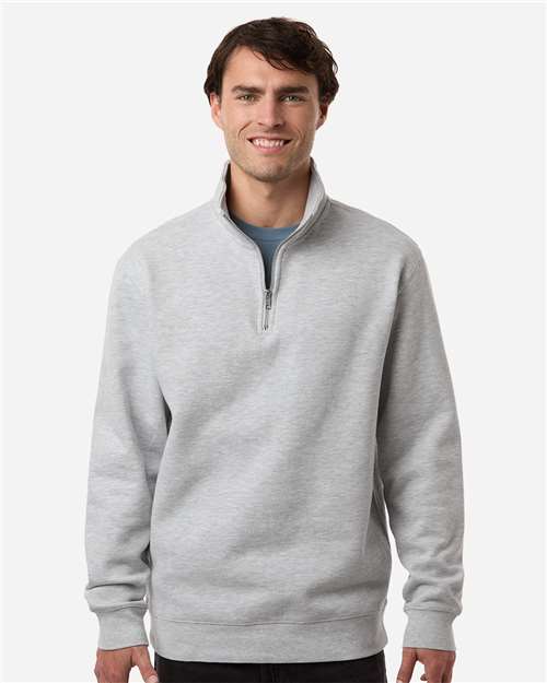 Independent Trading Co. - Suéter unisex de peso medio con cremallera de un cuarto - SS4600QZ