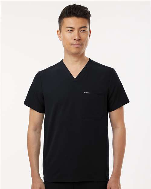 Jaanuu - Men's Holmes Everyday 1-Pocket Scrub V-Neck Top - M10001