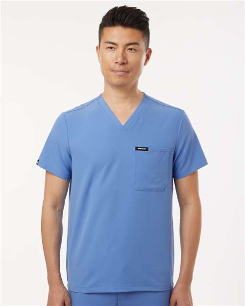 Jaanuu - Men's Holmes Everyday 1-Pocket Scrub V-Neck Top - M10001