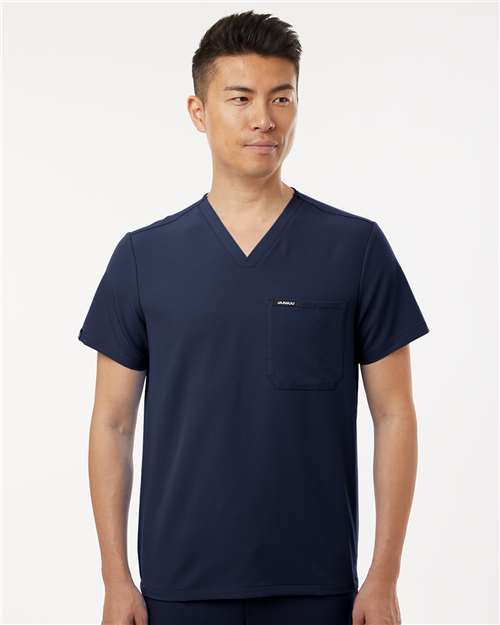 Jaanuu - Men's Holmes Everyday 1-Pocket Scrub V-Neck Top - M10001