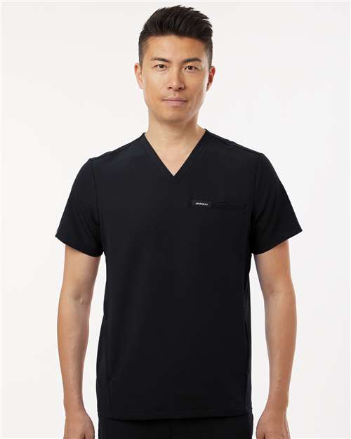 Jaanuu - Men's Platt 3-Pocket Scrub V-Neck Top - M10002