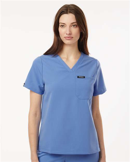 Jaanuu - Women's Rhena Essential 1-Pocket Scrub V-Neck Top - W10001