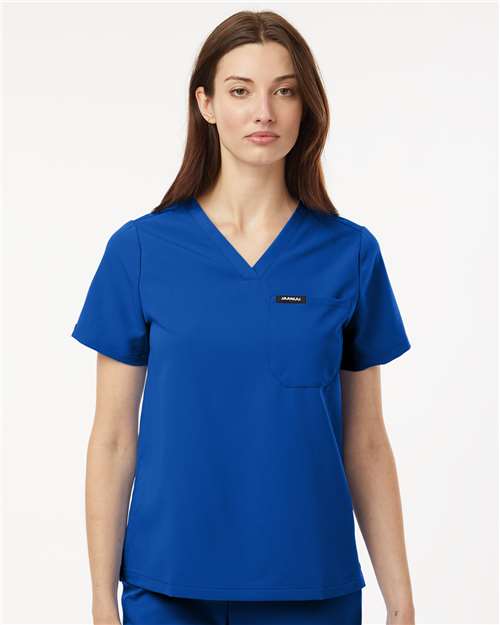 Jaanuu - Women's Rhena Essential 1-Pocket Scrub V-Neck Top - W10001