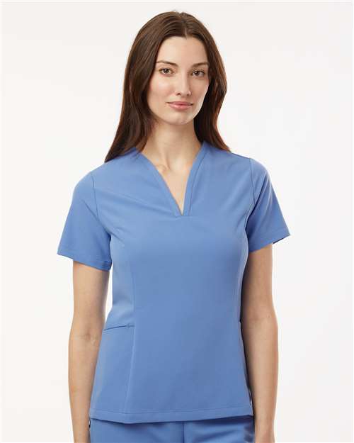 Jaanuu - Women's Calix Fit & Flare Scrub V-Neck Top - W10003