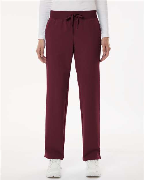 Jaanuu - Women's Petite Sizes Xenos Essential Knit-Waist Scrub Pants - W20001P