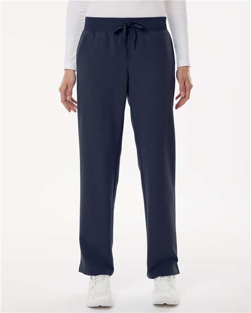 Jaanuu - Women's Petite Sizes Xenos Essential Knit-Waist Scrub Pants - W20001P