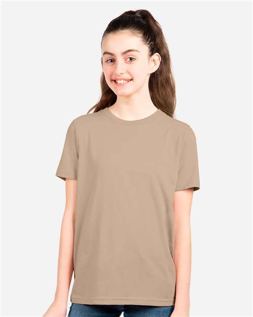 Next Level - Camiseta de algodón juvenil - 3310