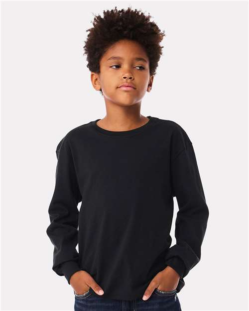 BELLA + CANVAS - Youth 6oz. Heavyweight Long Sleeve Tee - 3511Y