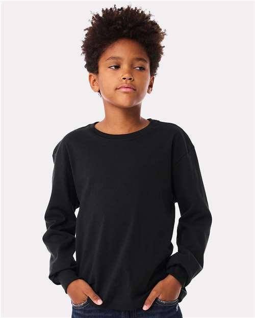 BELLA + CANVAS - Youth 6oz. Heavyweight Long Sleeve Tee - 3511Y