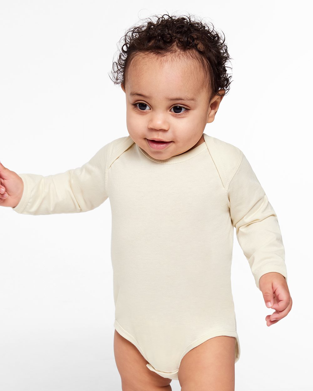Rabbit Skins - Body infantil de manga larga de jersey fino - 4421