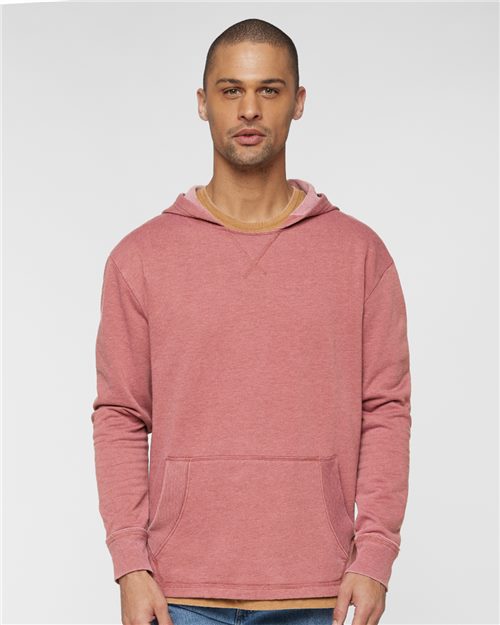 LAT - Unisex Vintage Wash Fleece Hoodie Sweatshirt - 6936