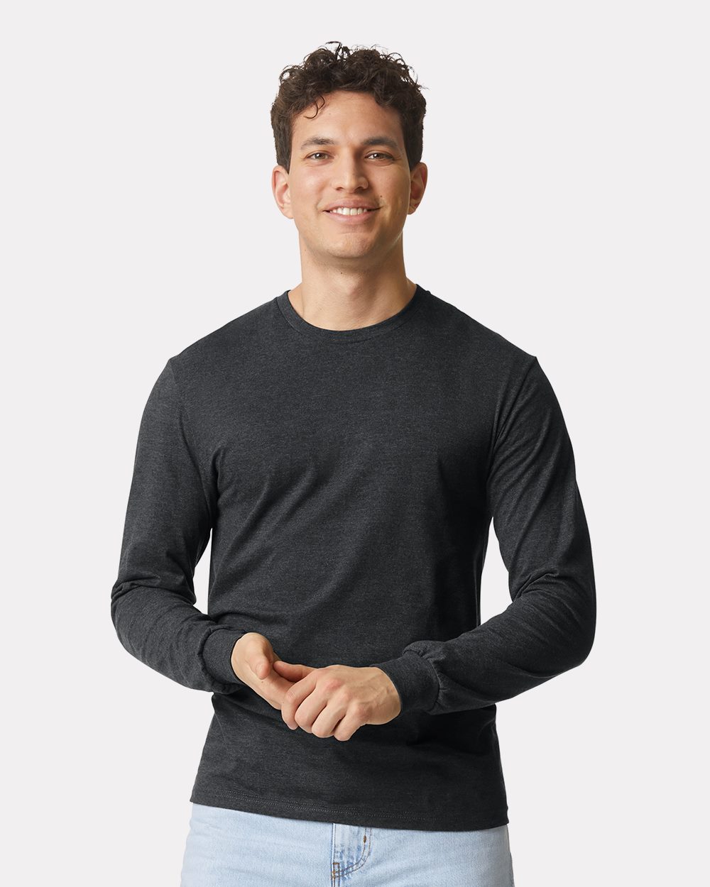 Gildan - Camiseta unisex de manga larga Softstyle® CVC - 64440CVC