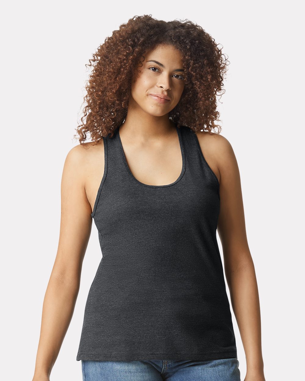 Gildan - Camiseta sin mangas Softstyle® CVC con espalda deportiva para mujer - 64220LCVC