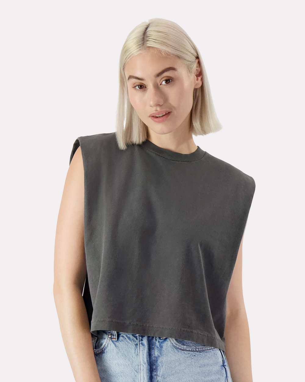 American Apparel - Women's Heavyweight Cotton Garment-Dyed Muscle Tee - 307GD