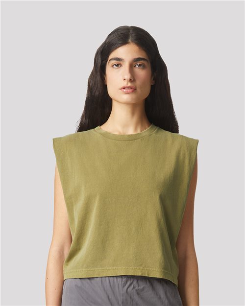 American Apparel - Women's Heavyweight Cotton Garment-Dyed Muscle Tee - 307GD
