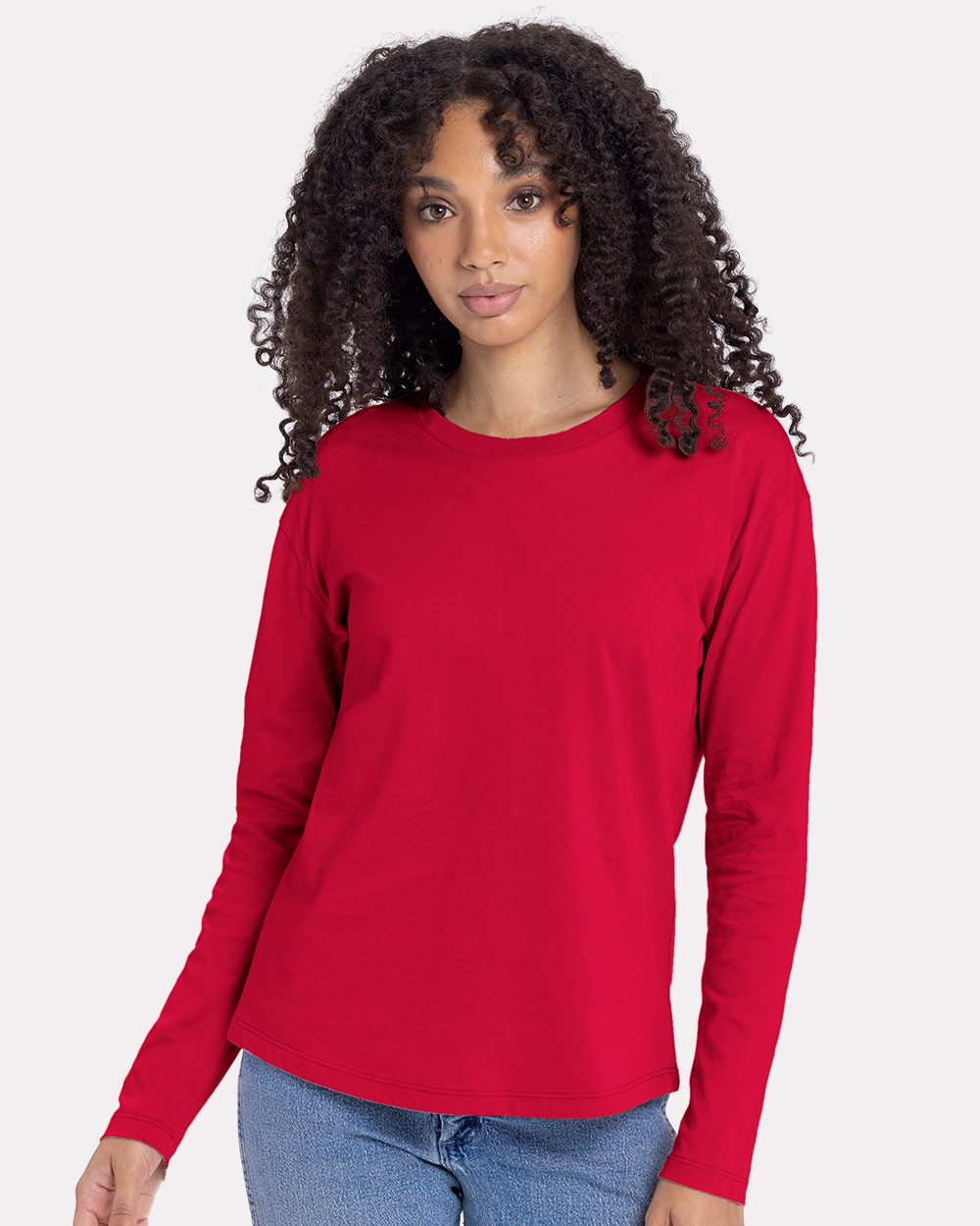 Next Level - Women's Cotton Relaxed Long Sleeve Tee - 3911