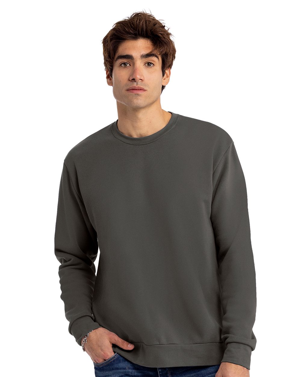 Next Level - Sudadera unisex de cuello redondo de Santa Bárbara - 9003