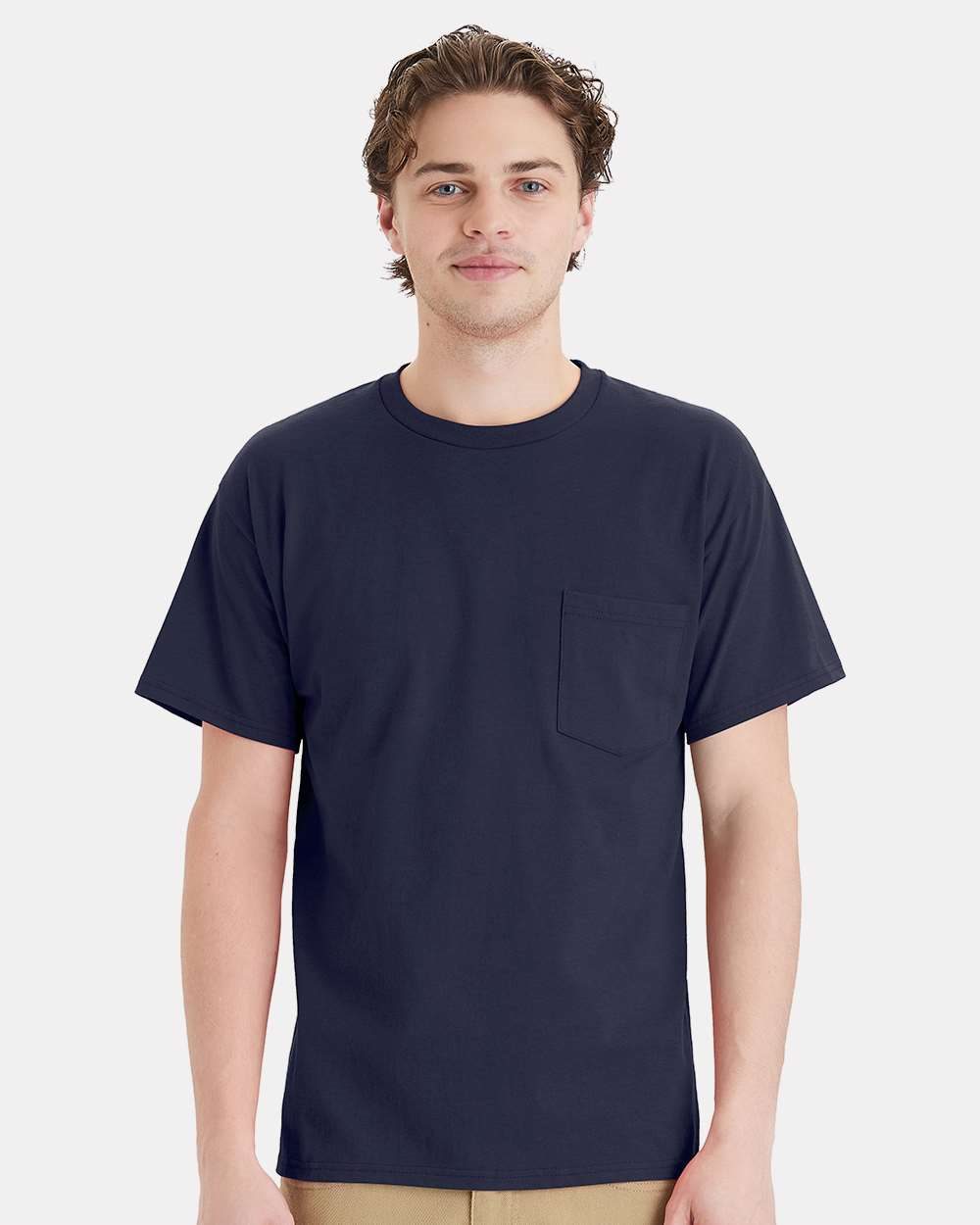 Hanes - Camiseta de bolsillo Essential-T - 5290P