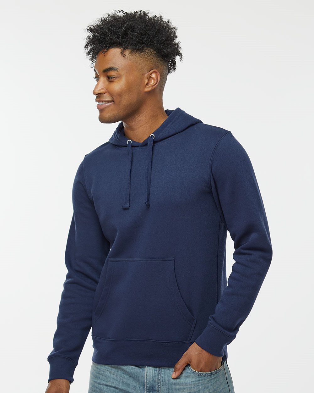 J. America - Unisex BTB Fleece Hooded Sweatshirt - 8720
