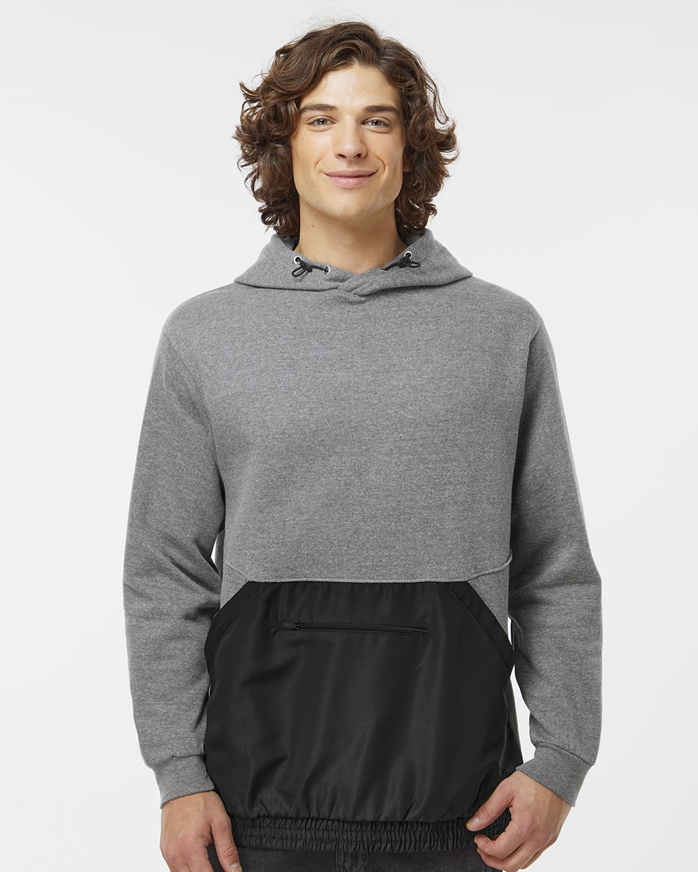 MV Sport - Unisex Mixed Media Hooded Sweatshirt - 23112