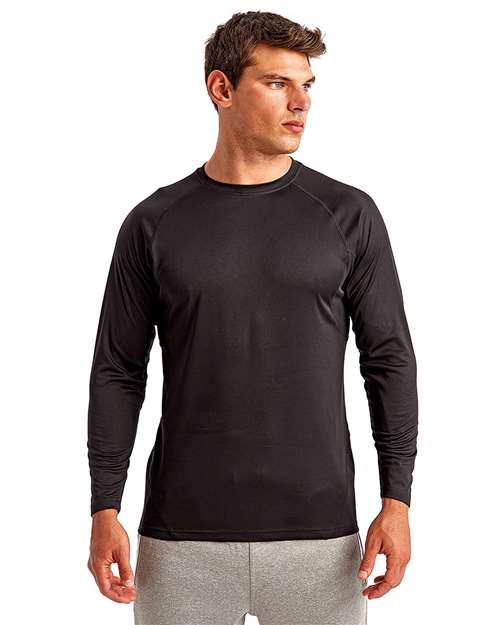 TriDri - Camiseta técnica unisex de manga larga con paneles - TD050