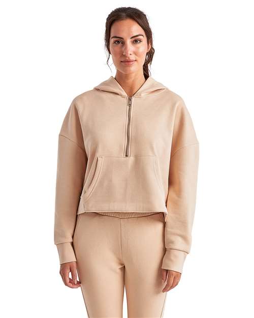 TriDri - Sudadera con capucha y media cremallera Alice para mujer - TD077