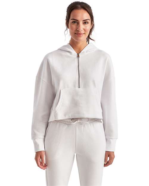 TriDri - Sudadera con capucha y media cremallera Alice para mujer - TD077