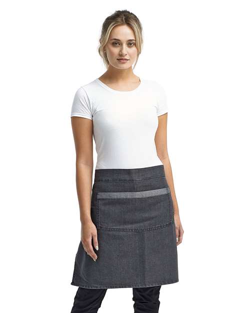 Artisan Collection by Reprime - Domain Contrast Denim Waist Apron - RP128