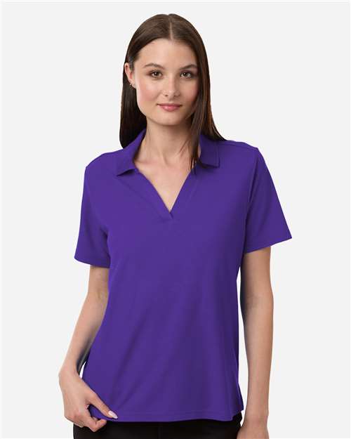 CORE365 - Polo de piqué de alto rendimiento Resolve CVC para mujer - CE106W