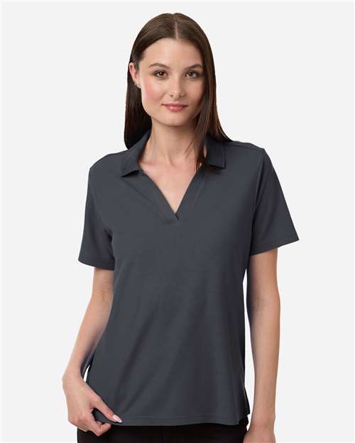 CORE365 - Polo de piqué de alto rendimiento Resolve CVC para mujer - CE106W