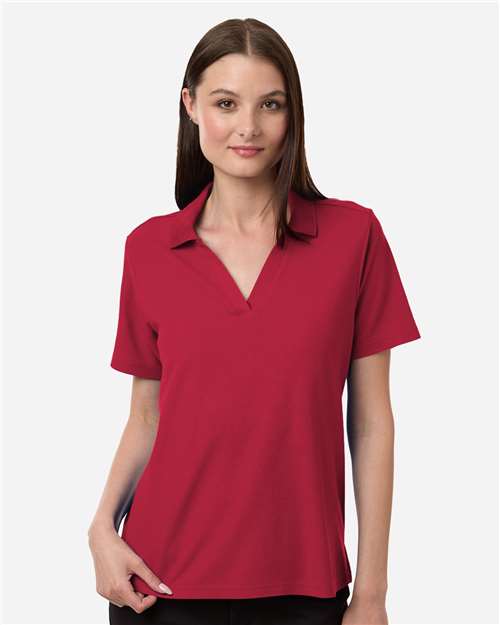 CORE365 - Polo de piqué de alto rendimiento Resolve CVC para mujer - CE106W