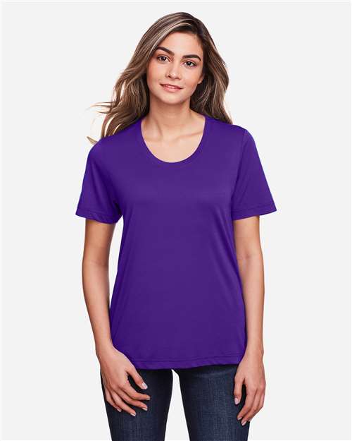 CORE365 - Camiseta deportiva Fusion ChromaSoft™ para mujer - CE111W