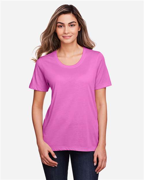 CORE365 - Camiseta deportiva Fusion ChromaSoft™ para mujer - CE111W